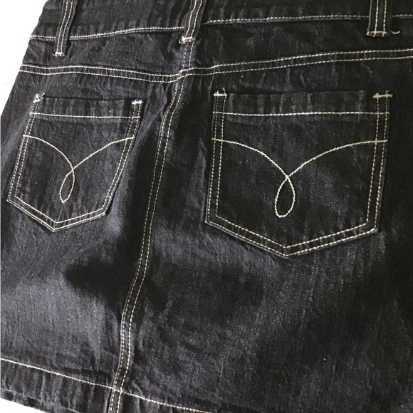 LIQUID JEANS DENIM SKIRT - Picture 7 of 12